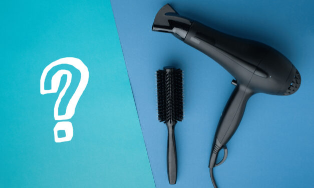 What are the pros and cons of men using a hairdryer?